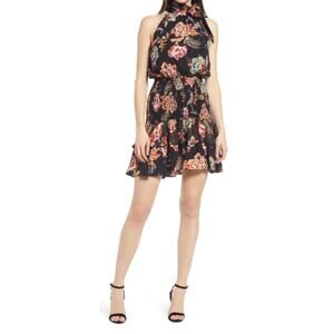 NWT Elliatt Virago Halter Dress in Black